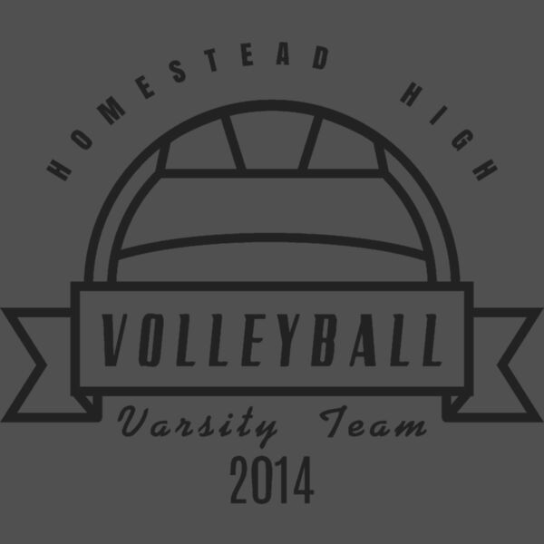 Volleyball Template DNT001 BW Thumbnail